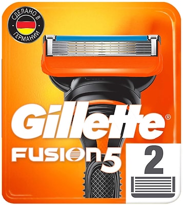Кассеты для бритья Gillette Fusion 2шт