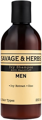 Шампунь для волос Savage&Herbs против перхоти с экстрактом плюща 250мл