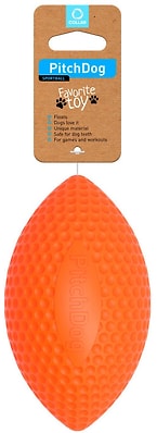 Игрушка для собак Collar PitchDog Sportball Мяч-регби оранжевый