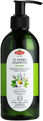 Шампунь для волос Otaci с 10 травами восстанавливающий 250мл
