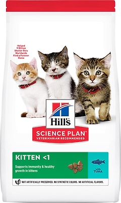 Сухой корм для котят Hills Science Plan Kitten с тунцом 300г