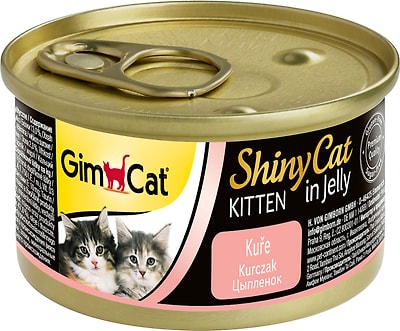 Влажный корм для котят GimCat ShinyCat из цыпленка 70г
