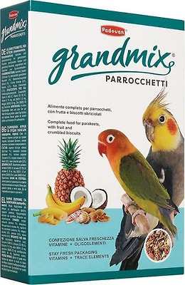 Корм для птиц Padovan Grandmix Parrocchetti для средних попугаев 400г