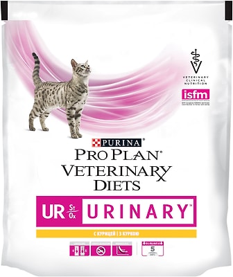 Сухой корм для кошек Pro Plan Veterinary diets UR Urinary для лечения МКБ с курицей 350г