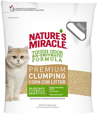 Наполнитель для кошачьего туалета NM Premium Natural Care кукурузный 10л