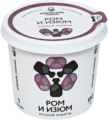 Мороженое Айскейк Москва Ром Изюм 130мл