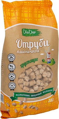 Отруби пшеничные DiaDar хрустящие 200г