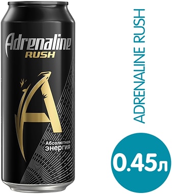 Напиток Adrenaline Rush энергетический 449мл
