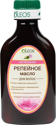 Масло репейное Oleos с эфирным маслом апельсина 100мл