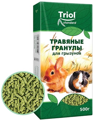 Корм для грызунов Тriol Standard Травяные гранулы 500г