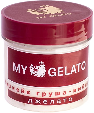Мороженое My Gelato Чизкейк груша-имбирь 90г