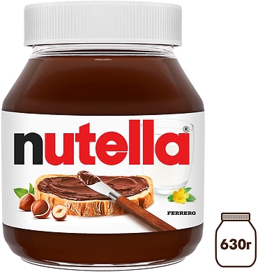 Паста Nutella ореховая с добавлением какао 630г