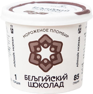 Мороженое Айскейк Москва Бельгийский шоколад 85г