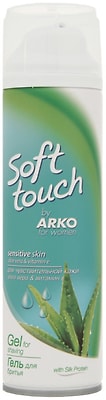 Гель для бритья Arko Soft Touch For Women Алое Вера и Витамин Е 200мл