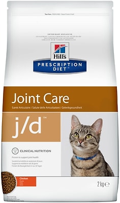 Сухой корм для кошек Hills Prescription Diet j/d Joint при заболеваниях суставов с курицей 2кг