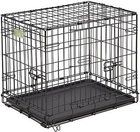 Клетка для животных Midwest iCrate двухдверная чёрная 91*58*63см