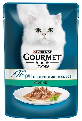 Влажный корм для кошек Gourmet с кроликом 85г