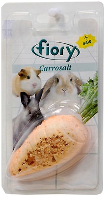 Био-камень для грызунов Fiory Carrosalt с солью в форме моркови 65г