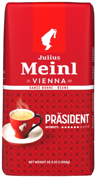 Кофе в зернах Julius Meinl Prasident Classic Collection 1кг