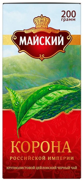 Чай Майский, Корона Российской Империи, листовой, 200 г - купить с ...