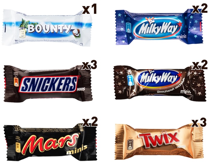 Bounty minis mix