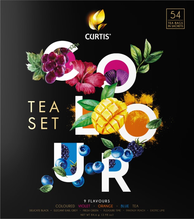 чай curtis colour tea set. кертис набор ассорти. кертис в пирамидках в белой пачке. коллекция чай кертис 58 5г 30 сашетов с десертным вкусами. чай curtis colour tea set.
