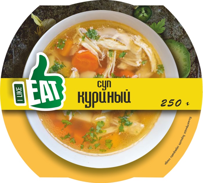 The soup i like. Бургер i like eat, с курицей, 185 г.