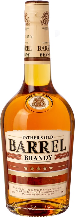 Кокт fathers old barrel brandy almond