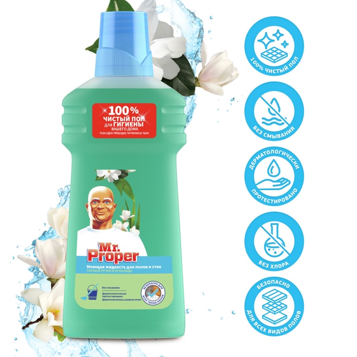 Моющее средство для полов и стен «mr. Моющее средство mr proper. Proper 500 мл. Средство для пола мр пропер лимон 500мл. Mr.