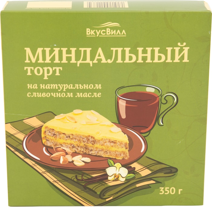 Торт миндальный замороженный