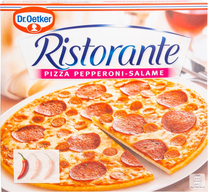Пицца dr oetker ristorante салями
