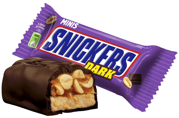 Шоколадные батончики snickers Mini, 180 г