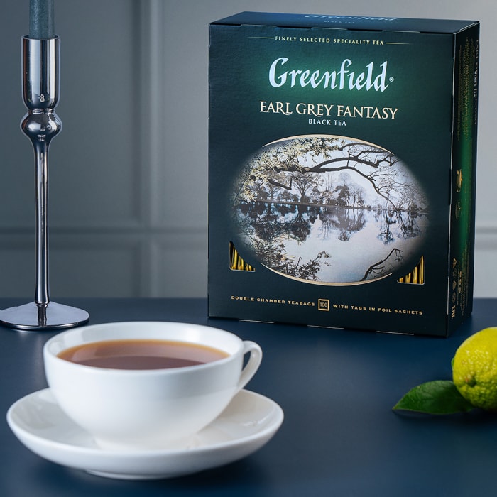 Чай черный Greenfield Earl Grey Fantasy 100*2г - купить с доставкой в ...