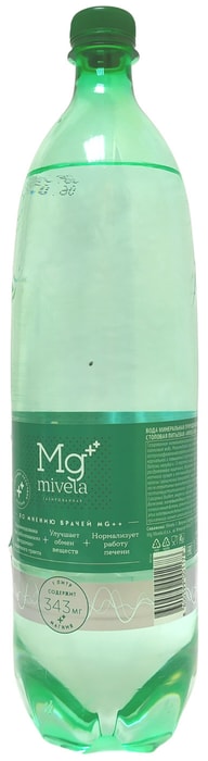 Вода Mg Mivela минеральная лечебно-столовая газированная 1л - купить с ...