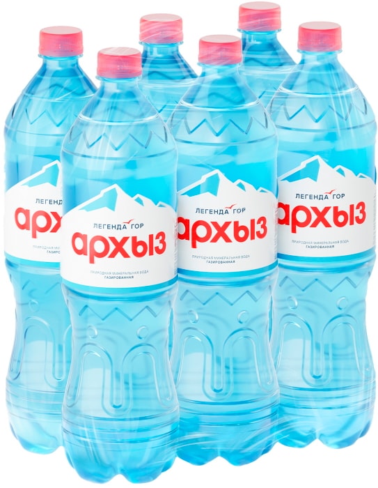 Вода Архыз Легенда Гор минеральная газированная 1.5л - купить с ...