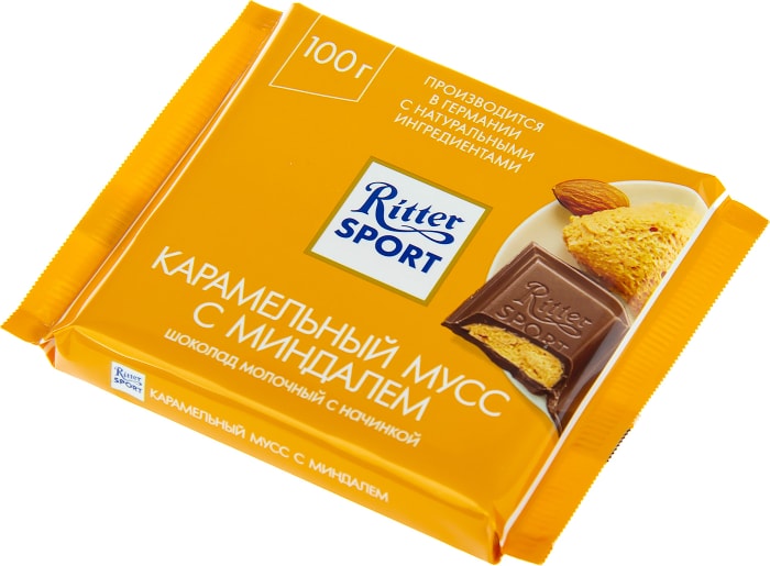 Ritter Sport белый шоколад с корицей