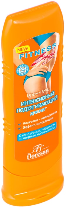 Крем-гель для ног Floresan Fitness Body Интенсивный подтягивающий 125мл - купить с доставкой в Vprok.ru Перекрёсток по цене 99.00 руб.