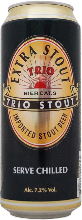 Extra stout. Трио Экстра Стаут (Trio Extra Stout) темное алк 7.2% 0.33 ст