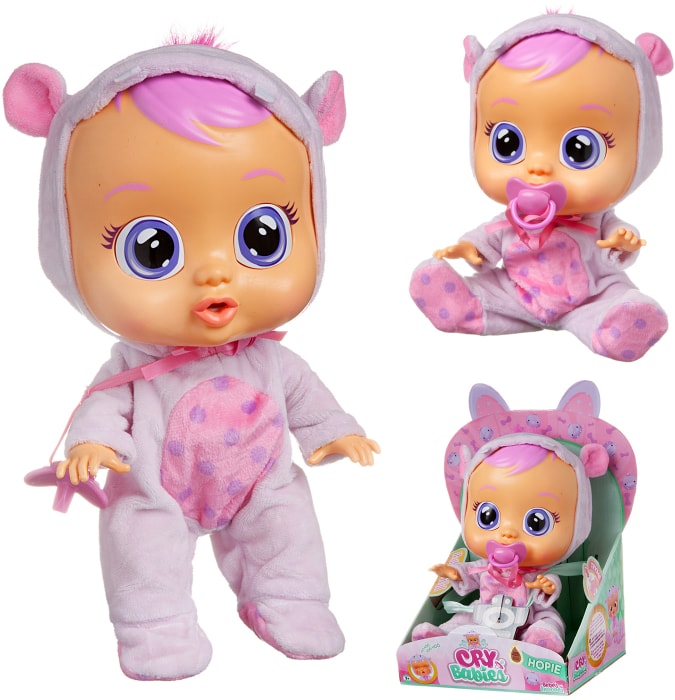 Cry babies кукла. Пупс IMC Toys Cry Babies Плачущий младенец Hopie, 31 см, 90224.