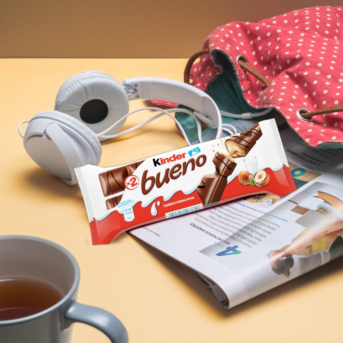 Вафли kinder bueno в Молочном шоколаде, 43 г