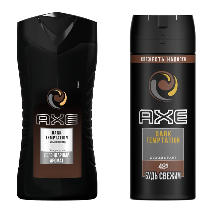 Подарочный набор axe. Набор Axe Dark Temptation подарочный. Гель для душа Axe Dark Temptation, 250 мл. Axe мужской подарочный набор Dark Temptation. Набор подарочный Axe дарк Темптейшн (дезодорант+гель для душа).