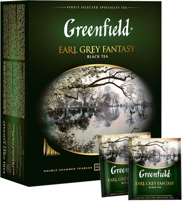 Чай черный Greenfield Earl Grey Fantasy 100*2г - купить с доставкой в ...