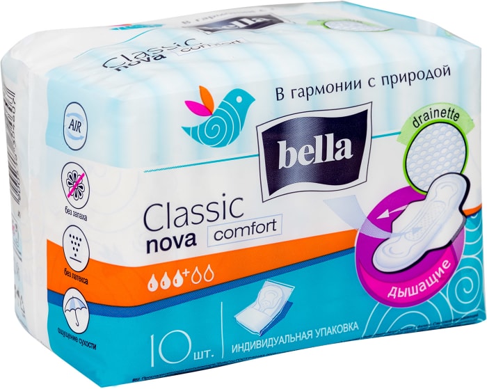 Бела нова. Белла Классик Нова комфорт 10шт. Прокладки Bella Nova Classic Comfort 10 шт. Прокл.Белла Нова Классик комфорт драйнет Эйр,,№ 10. Bella Nova Comfort 10шт. Прокладки женские д/критич/дней rw10-е10.