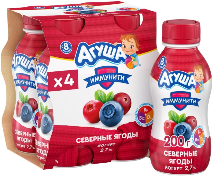 Агуша йогурт детский фото