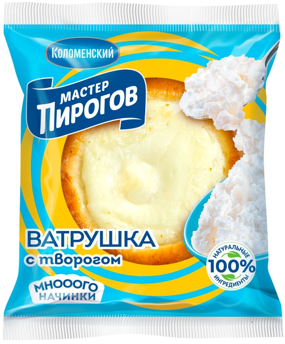 Пирог-ватрушка с творогом