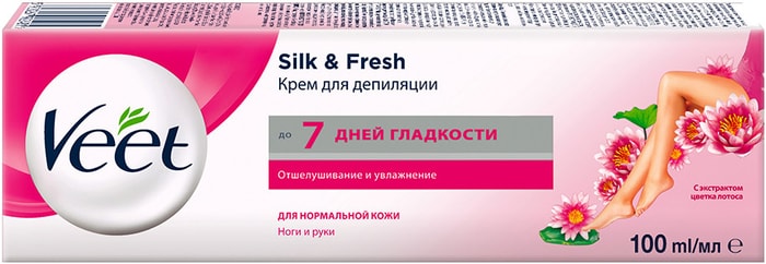 Крем для депиляции Veet для нормальной кожи 100мл - купить с доставкой в Vprok.ru Перекрёсток по цене 296.00 руб.