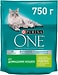 Сухой корм для кошек Purina ONE с индейкой и цельными злаками 750г