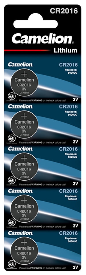 Батарейки Camelion Lithium CR2016 5шт от Vprok.ru
