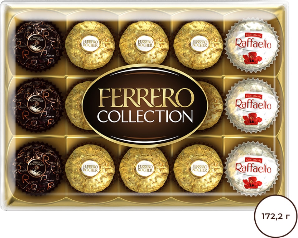 Конфеты Ferrero Collection Ассорти 1722гс доставкой 927₽