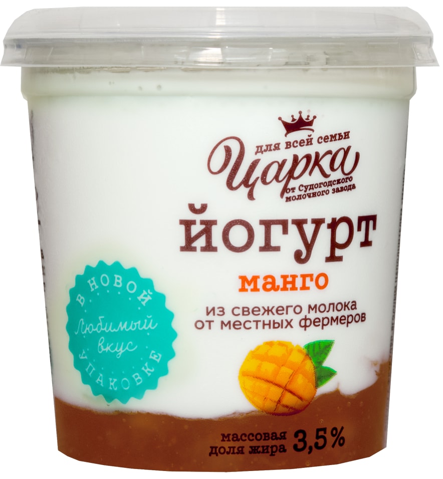 Йогурт ЦарКа Манго 3.5% 400г